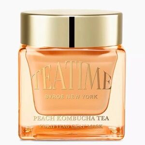 Peach Kombucha Tea Purifying Clay Mask - Gold and Peach